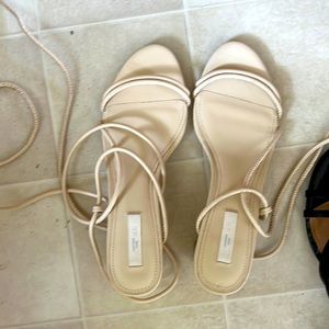 Strappy leather sandals